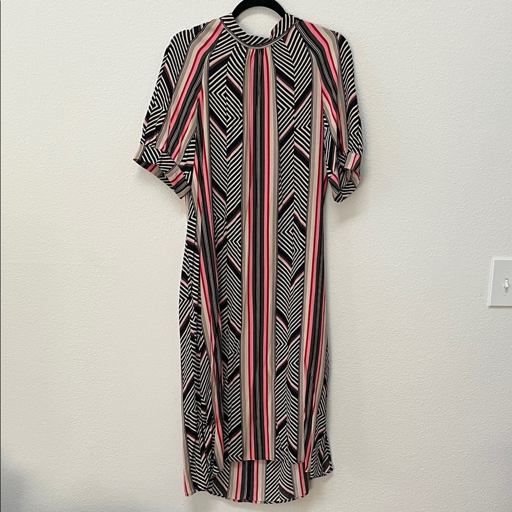Anthropologie Sheath Midi Dress with Raglan Sleeves